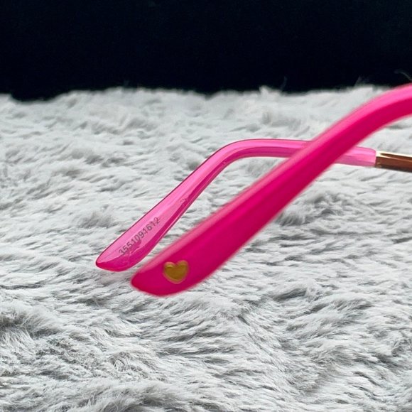 Juicy Couture Gold Frame / Pink Arms Aviator NWT - Picture 8 of 10